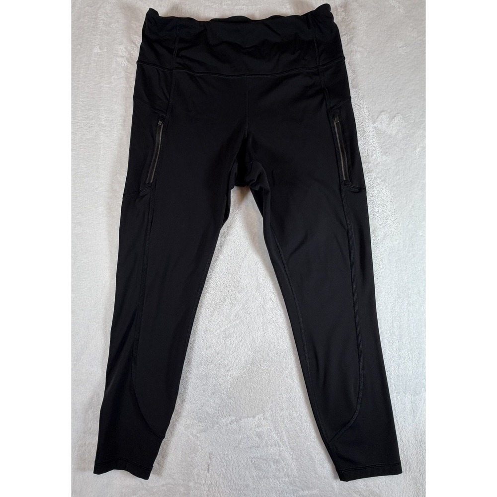 Athleta Leggings Women's Sz 1X Black Rainier Mesh Tight Workout Running Athletic
